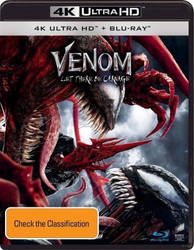 Постер к Веном 2 / Venom: Let There Be Carnage (2021) UHD BDRemux 2160p от селезень | 4K | HDR | Dolby Vision Profile 8 | D