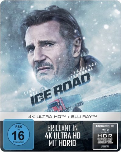 Постер к Ледяной драйв / The Ice Road (2021) UHD BDRip-HEVC 2160p от селезень | 4K | HDR | D