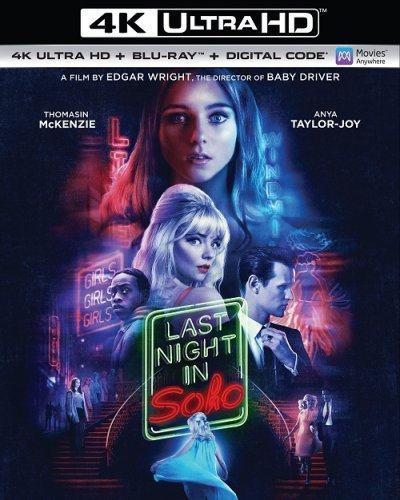 Постер к Прошлой ночью в Сохо / Last Night in Soho (2021) UHD BDRemux 2160p от селезень | 4K | HDR | iTunes