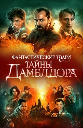 Постер к Фантастические твари: Тайны Дамблдора / Fantastic Beasts: The Secrets of Dumbledore (2022) BDRip 1080p от селезень | D, P