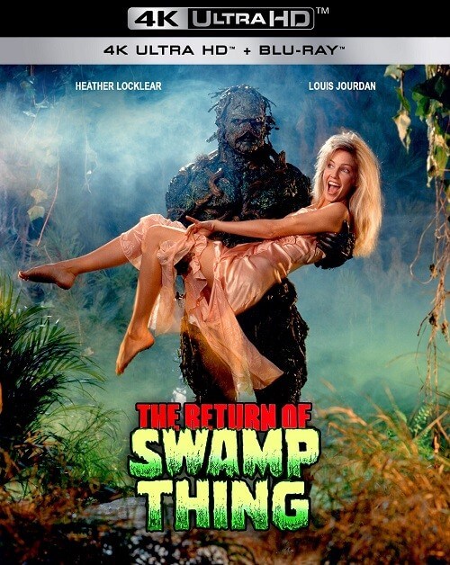 Постер к фильму Возвращение болотной твари / The Return of Swamp Thing (1989) UHD BDRemux 2160p от селезень | 4K | HDR |  Dolby Vision Profile 8 | A